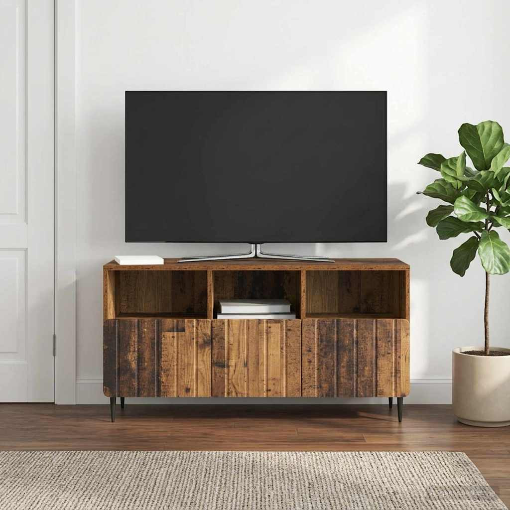 vidaXL TV-Schränk Altholz 102 x 34,5 x 50 cm Holzwerkstoff