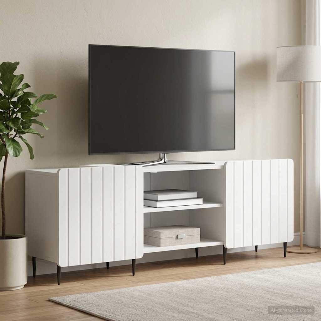 vidaXL TV-Schränk Weiß 150 x 31 x 52 cm Holzwerkstoff