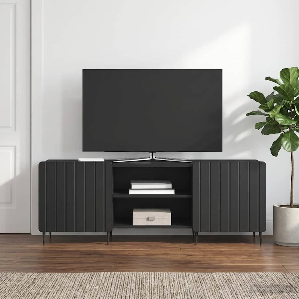 vidaXL TV-Schränk Schwarz 150 x 31 x 52 cm Holzwerkstoff