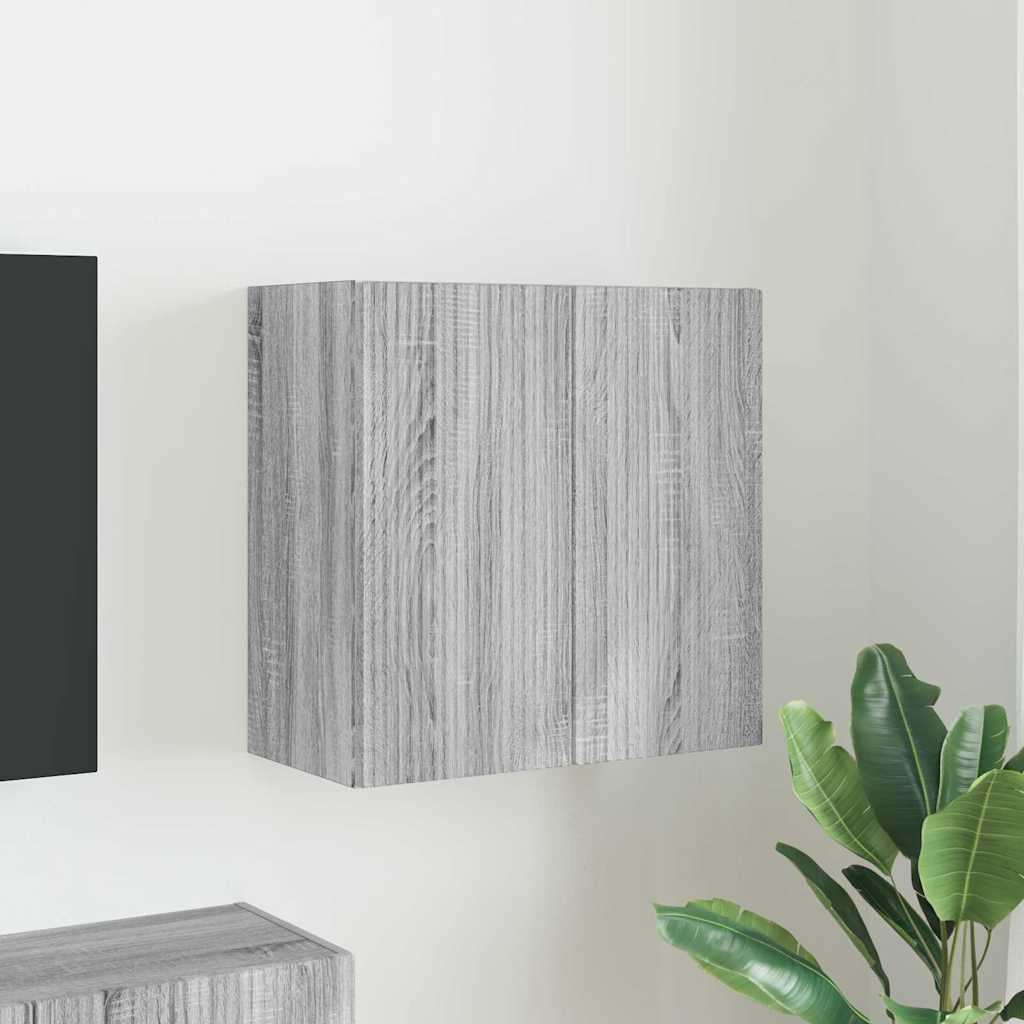 vidaXL TV-Wandschrank Graues Sonoma 59,5 x 31 x 60 cm Holzwerkstoff