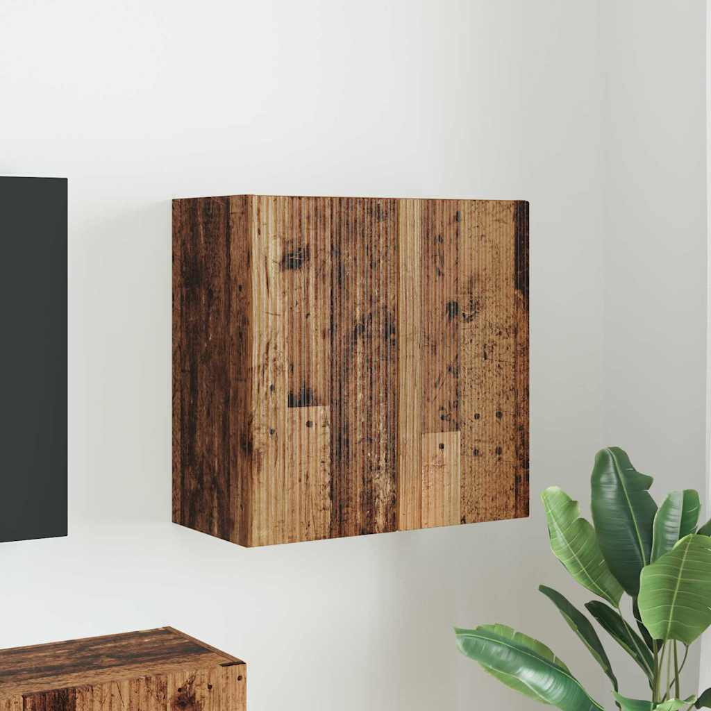 vidaXL TV-Wandschrank Altholz 59,5 x 31 x 60 cm Holzwerkstoff