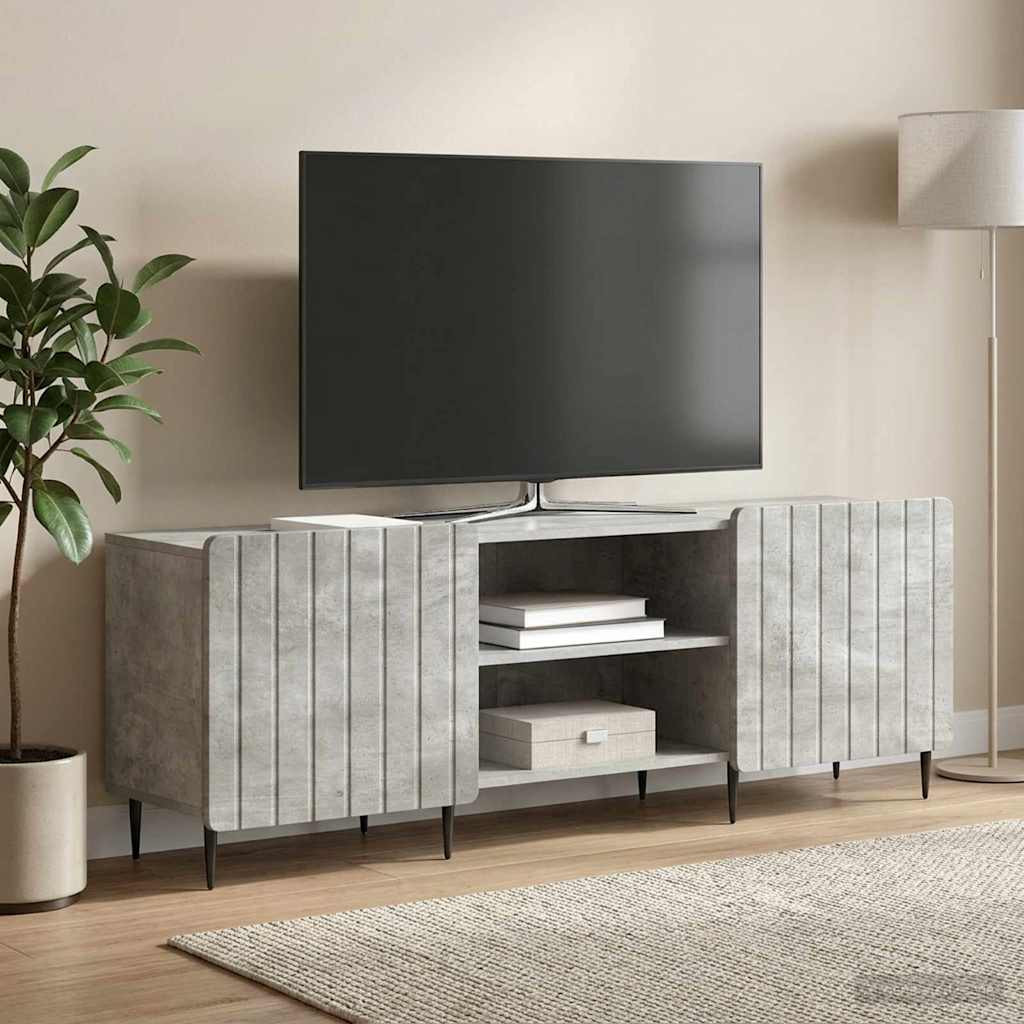 vidaXL TV-Schränk Betongrau 150 x 31 x 52 cm Holzwerkstoff