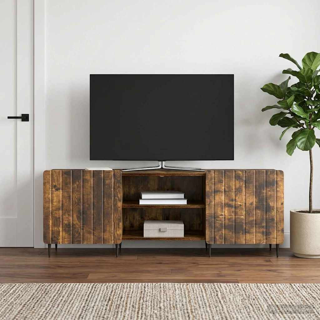 vidaXL TV-Schränk Geräucherte Eiche 150 x 31 x 52 cm Holzwerkstoff