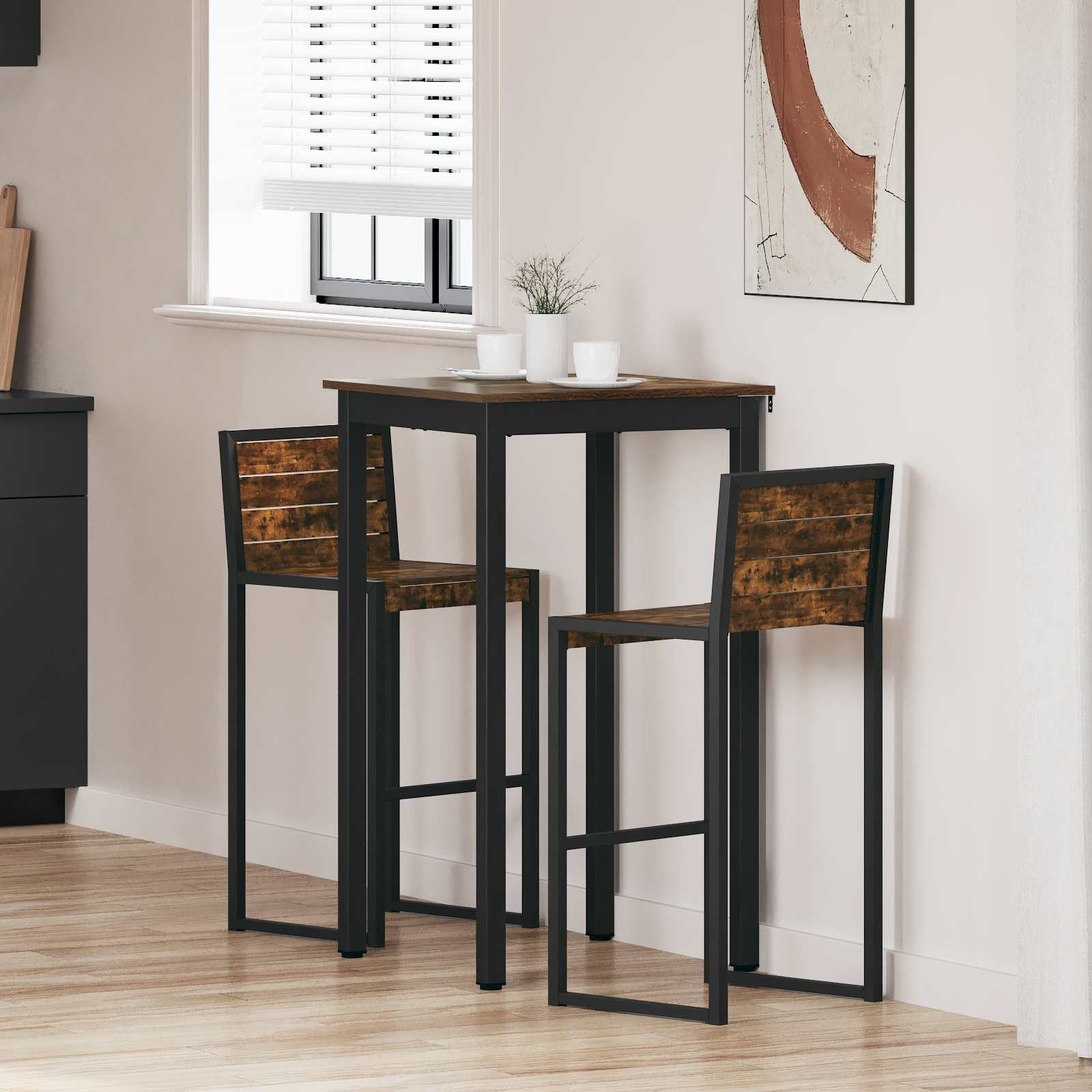 vidaXL Stehtisch Holzwerkstoff