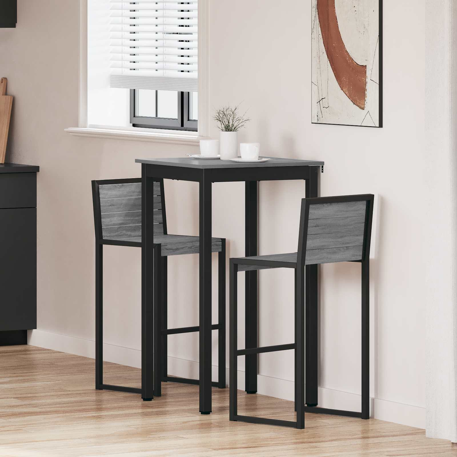 vidaXL Stehtisch Holzwerkstoff
