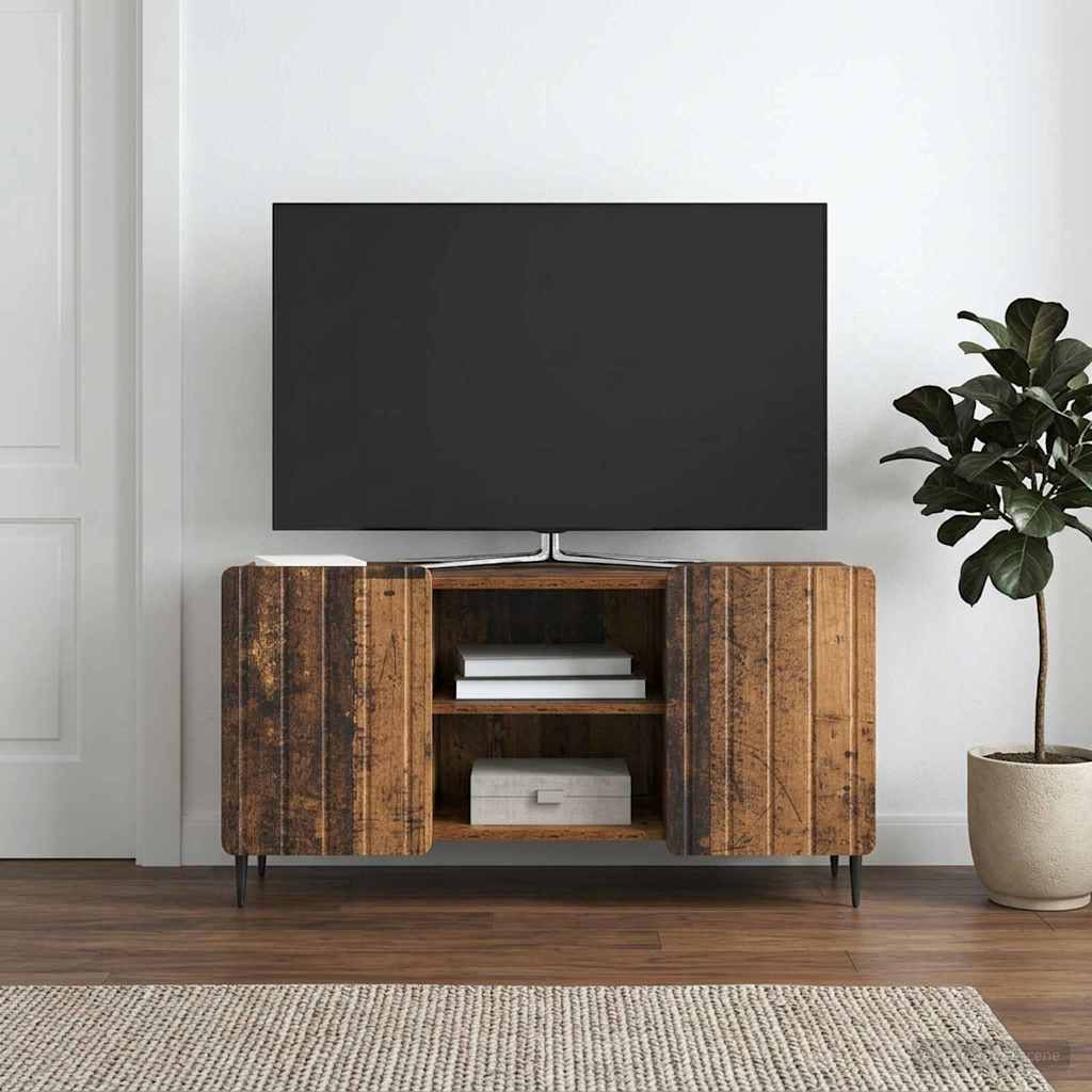 vidaXL TV-Schränk Altholz 102 x 34,5 x 52 cm Holzwerkstoff
