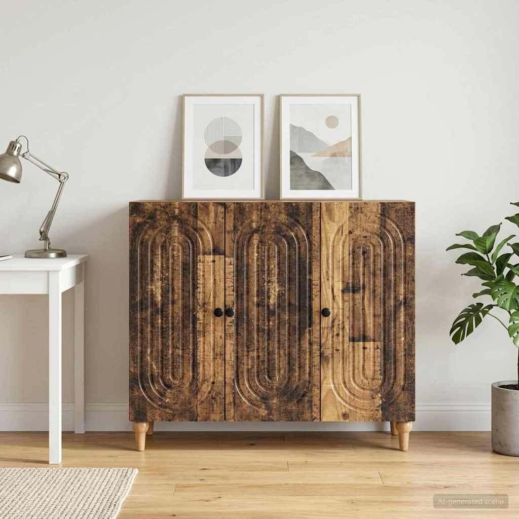 vidaXL Sideboard Altholz 89 x 34,5 x 80 cm Holzwerkstoff
