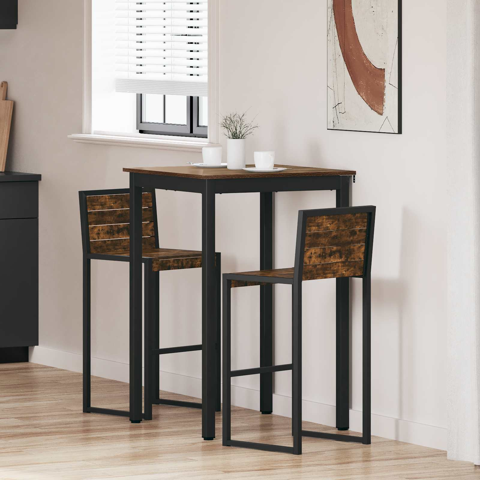 vidaXL Stehtisch Holzwerkstoff