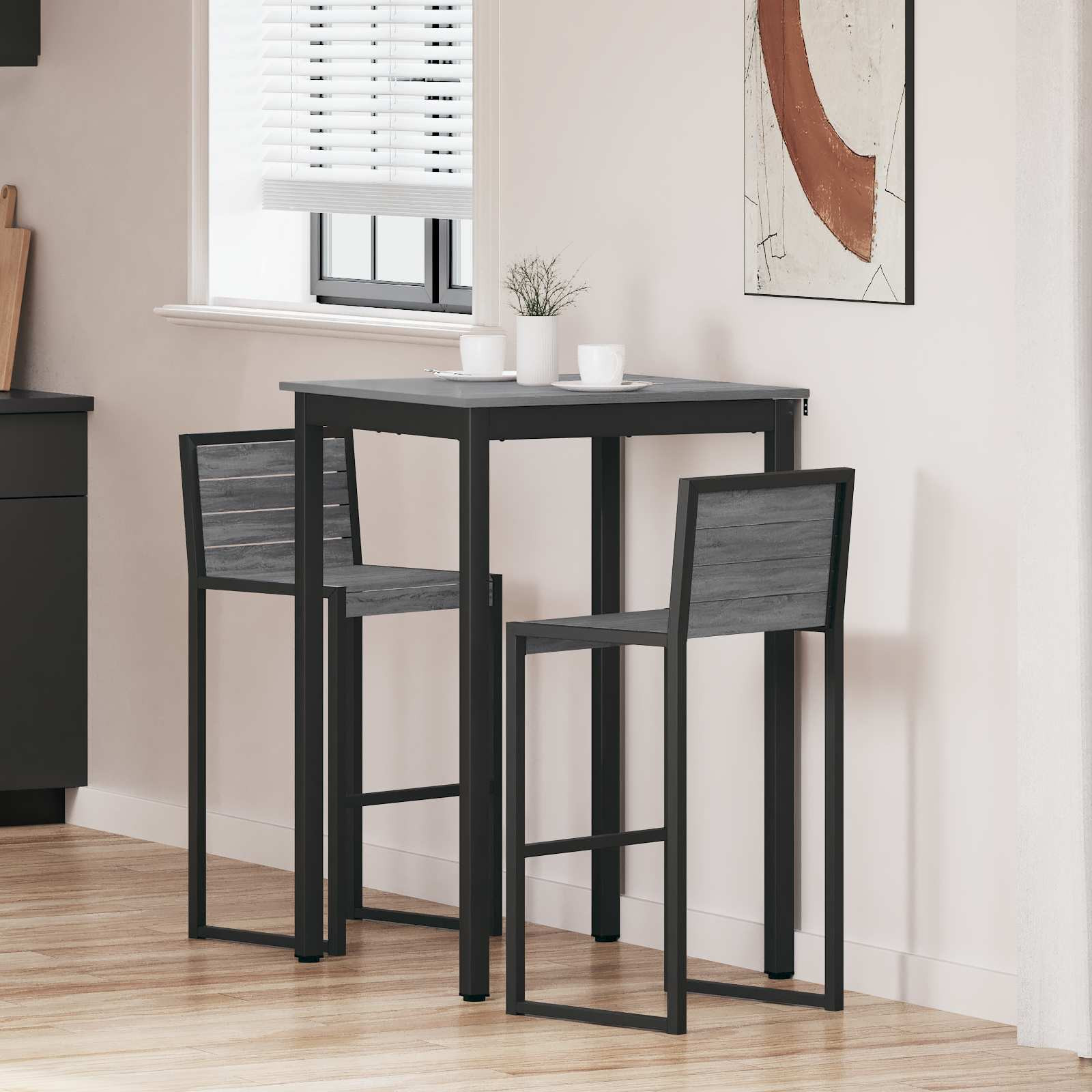vidaXL Stehtisch Holzwerkstoff