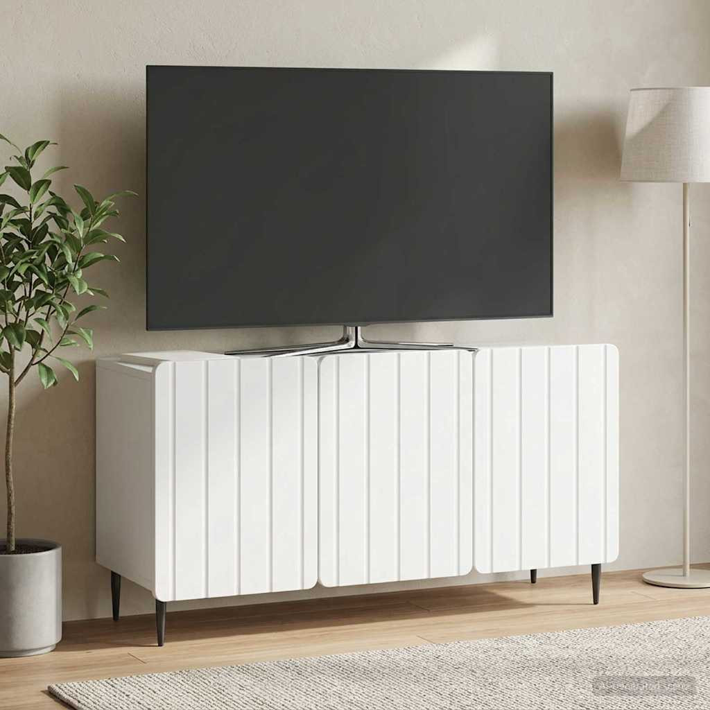 vidaXL TV-Schränk Weiß 99 x 34,5 x 52 cm Holzwerkstoff