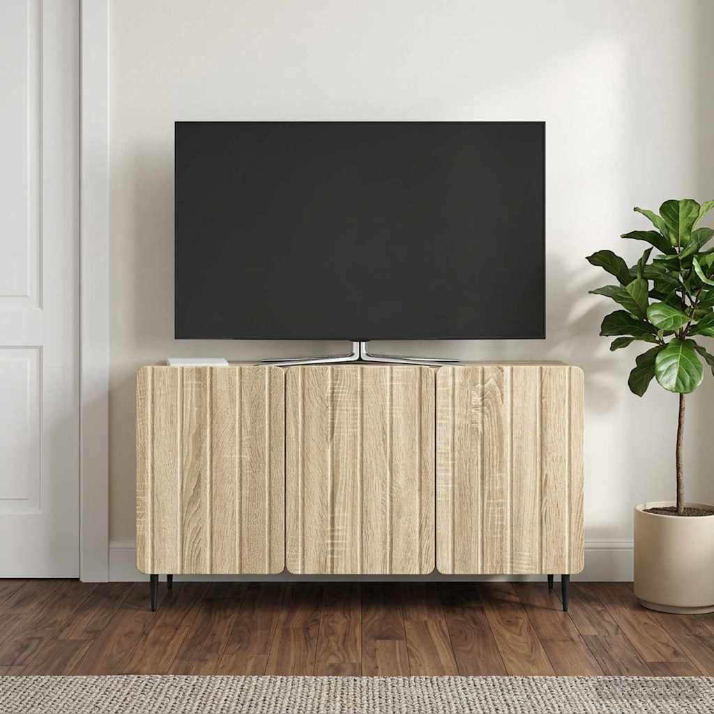 vidaXL TV-Schränk Sonoma-Eiche 99 x 34,5 x 52 cm Holzwerkstoff