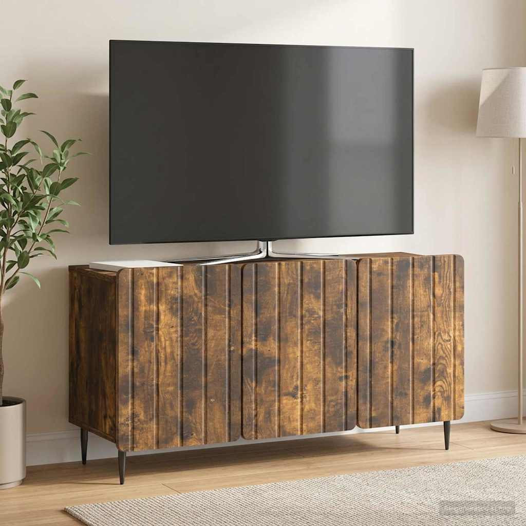 vidaXL TV-Schränk Geräucherte Eiche 99 x 34,5 x 52 cm Holzwerkstoff