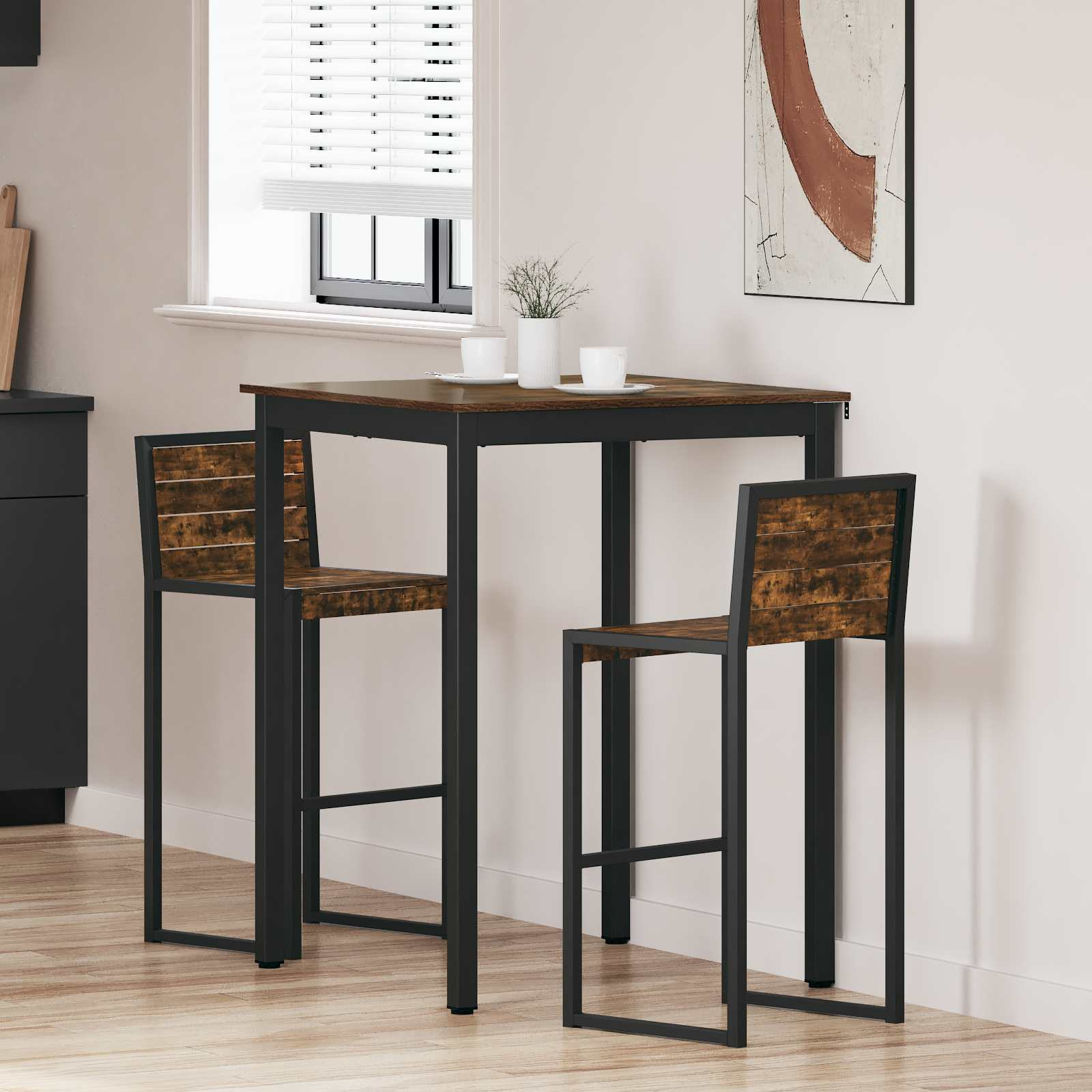 vidaXL Stehtisch Holzwerkstoff