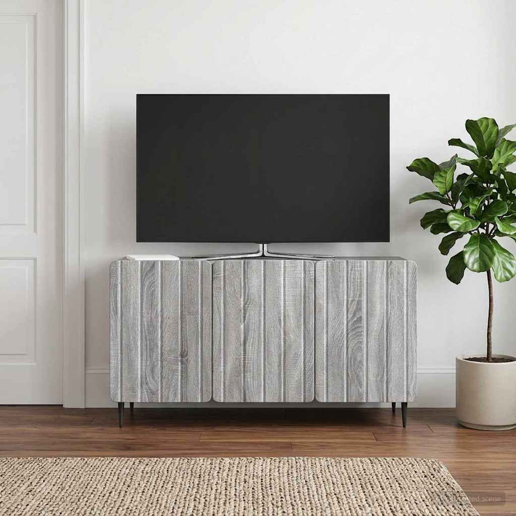 vidaXL TV-Schränk Graues Sonoma 99 x 34,5 x 52 cm Holzwerkstoff