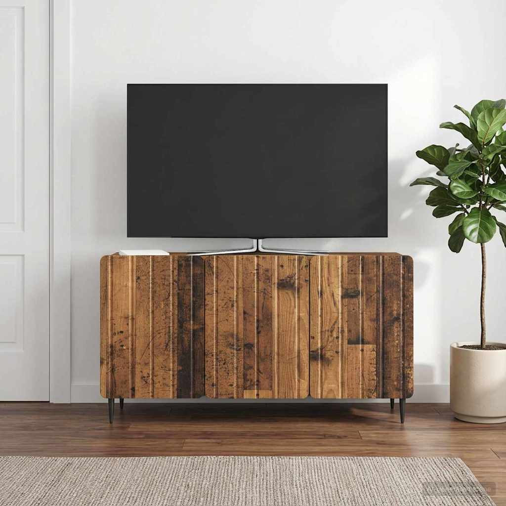 vidaXL TV-Schränk Altholz 99 x 34,5 x 52 cm Holzwerkstoff