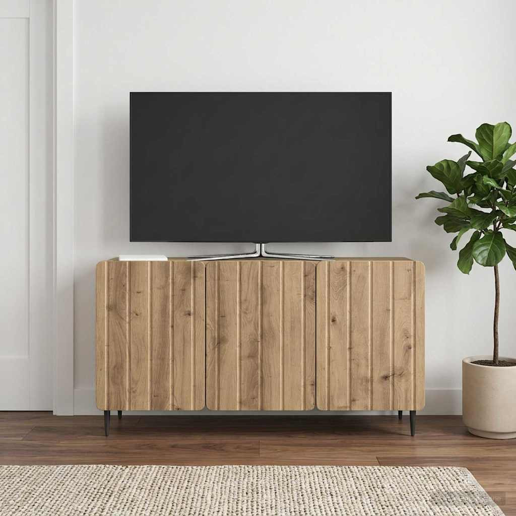 vidaXL TV-Schränk 99 x 34,5 x 52 cm Artisan-Eiche Holzwerkstoff