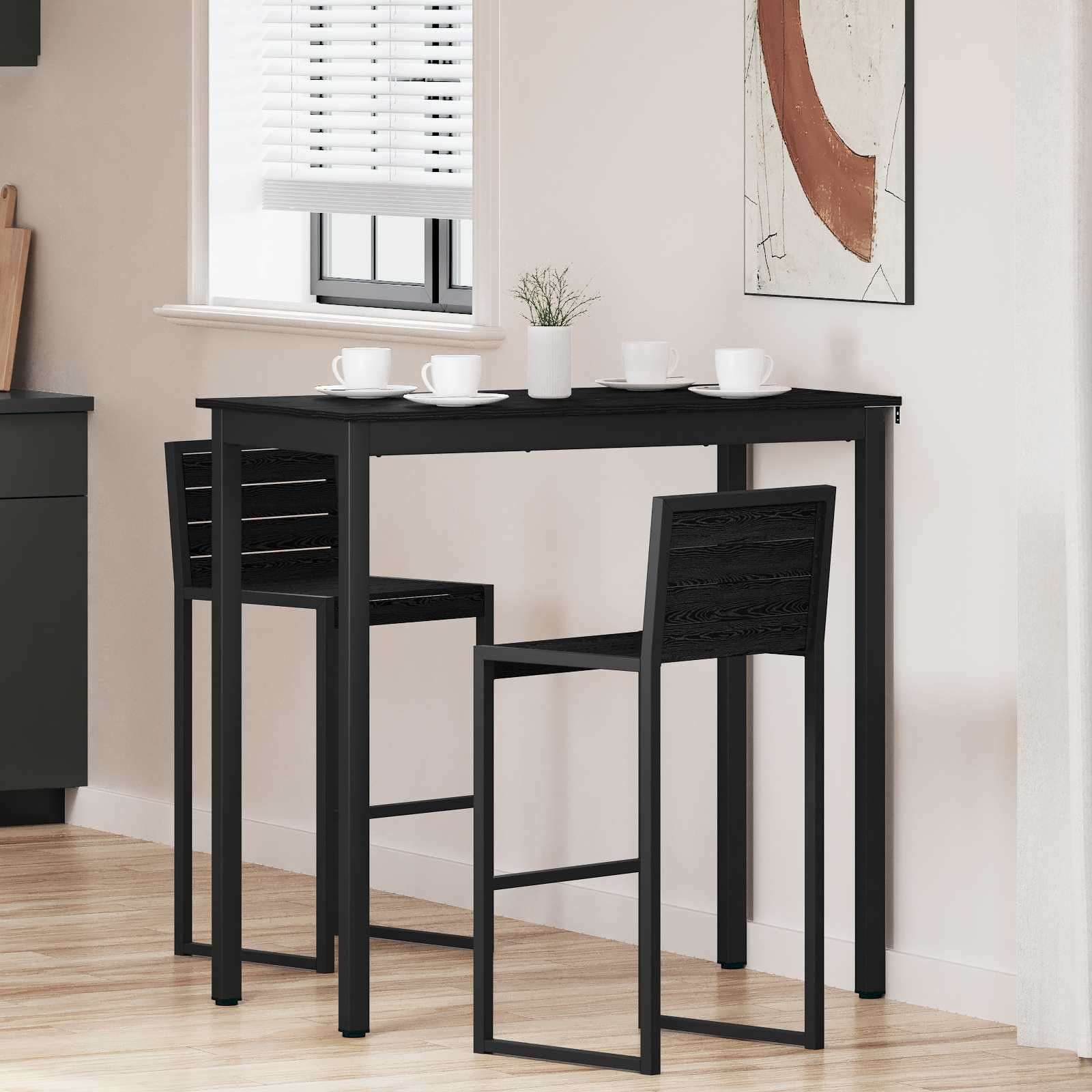 vidaXL Stehtisch Holzwerkstoff