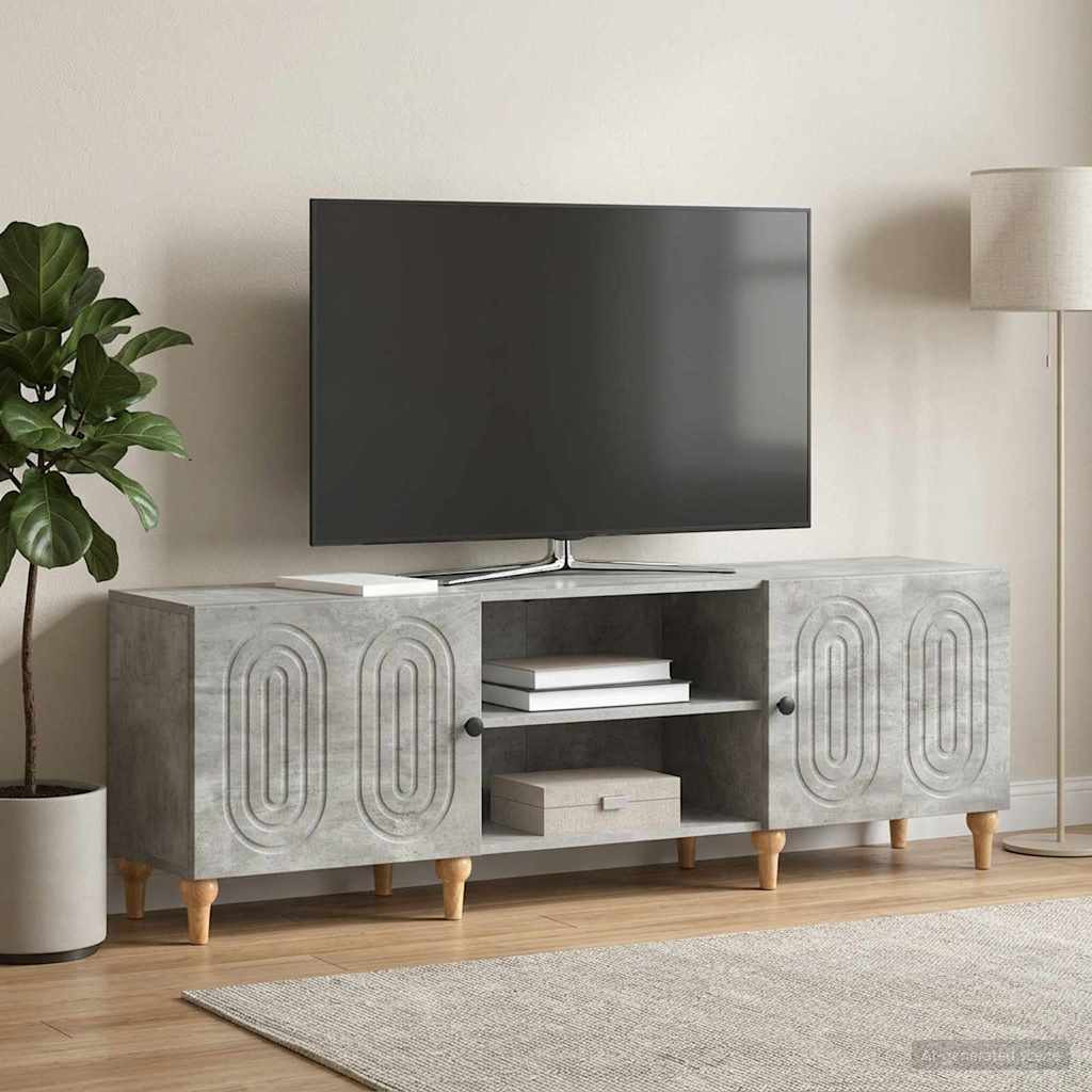 vidaXL TV-Schränk Betongrau 150 x 31 x 50 cm Holzwerkstoff