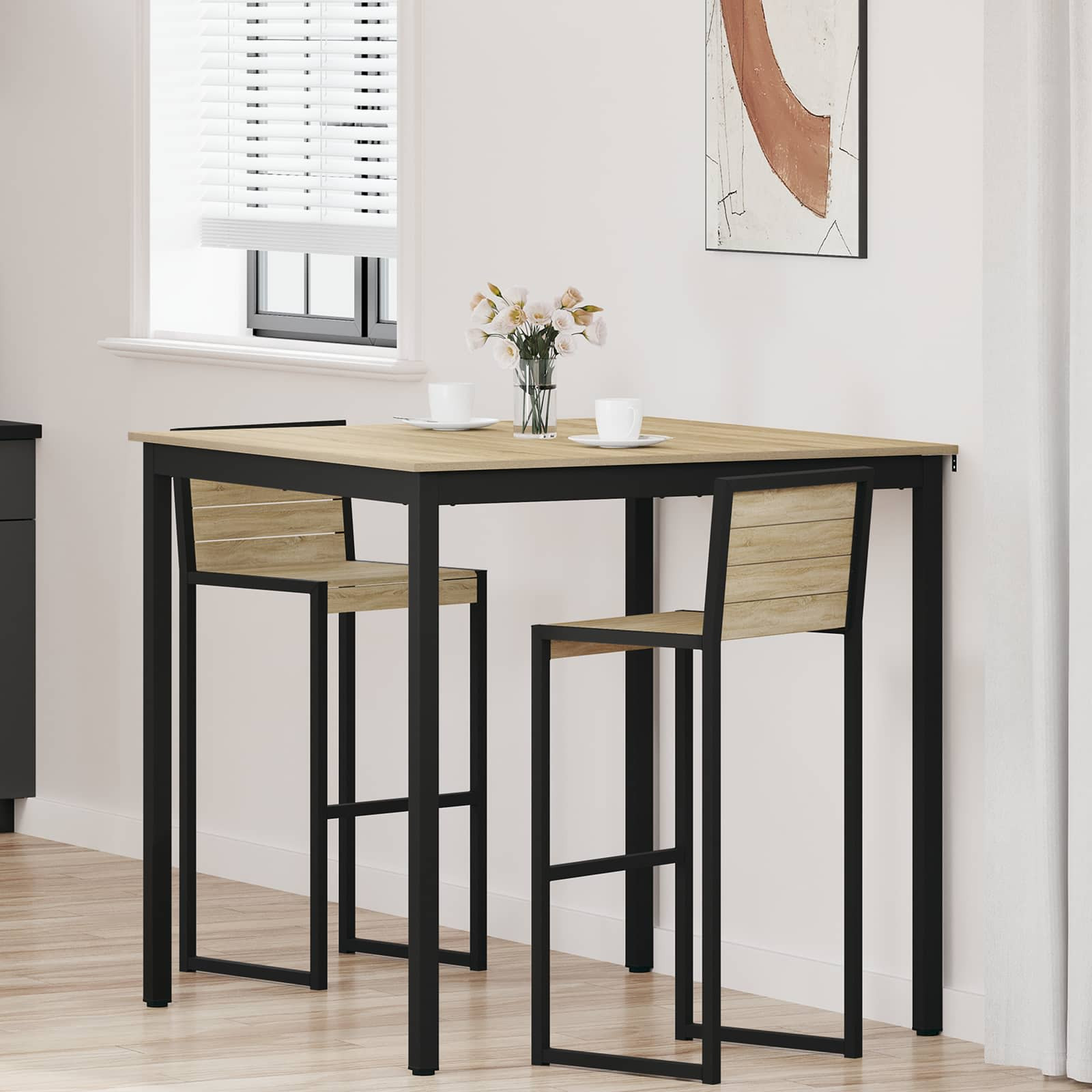 vidaXL Stehtisch Holzwerkstoff