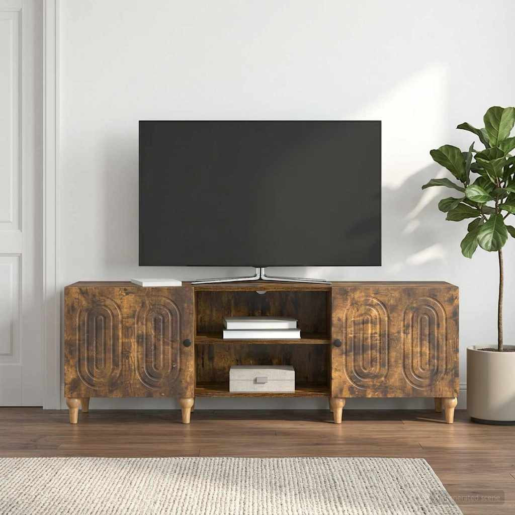 vidaXL TV-Schränk Geräucherte Eiche 150 x 31 x 50 cm Holzwerkstoff