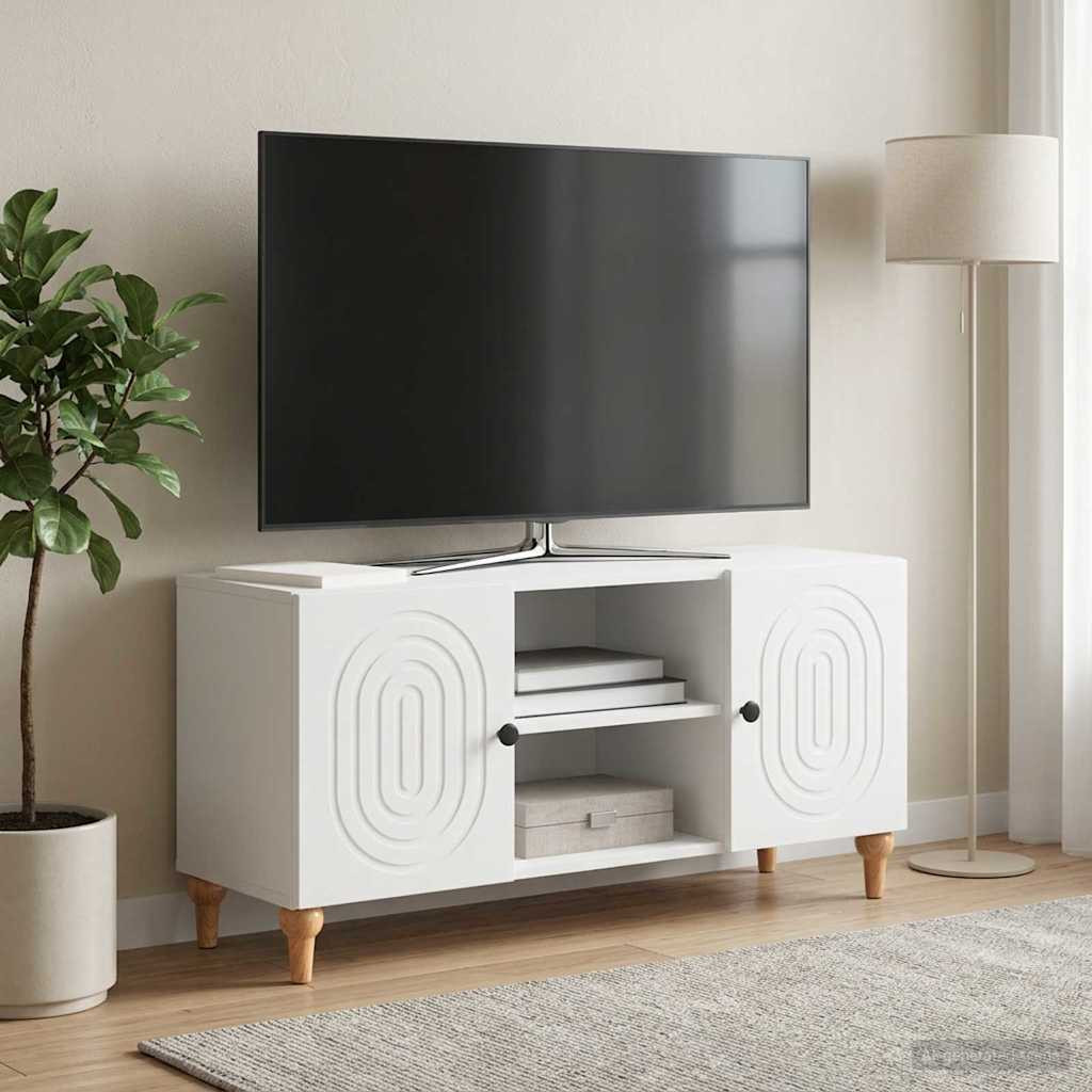 vidaXL TV-Schränk Weiß 102 x 34,5 x 50 cm Holzwerkstoff