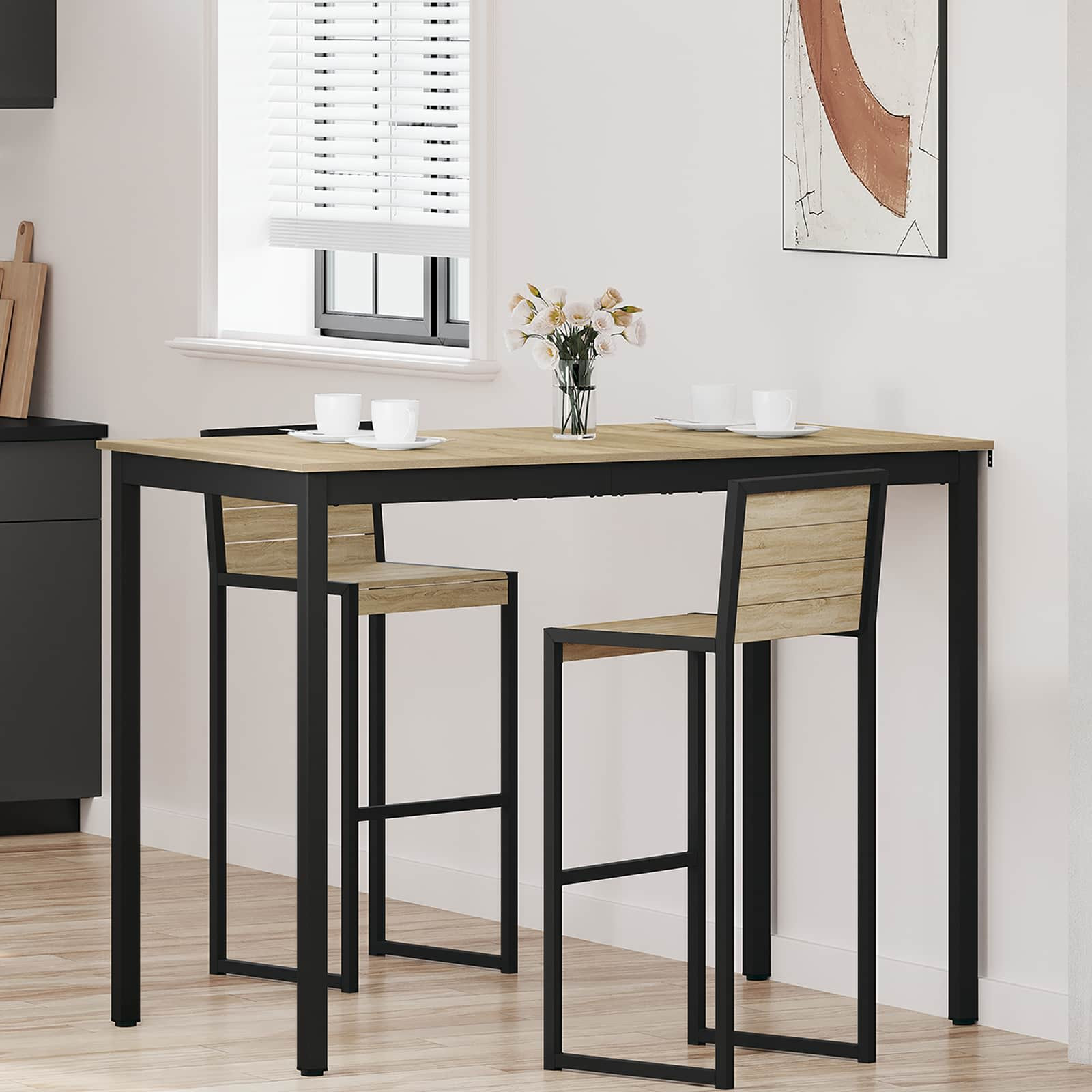 vidaXL Stehtisch Holzwerkstoff