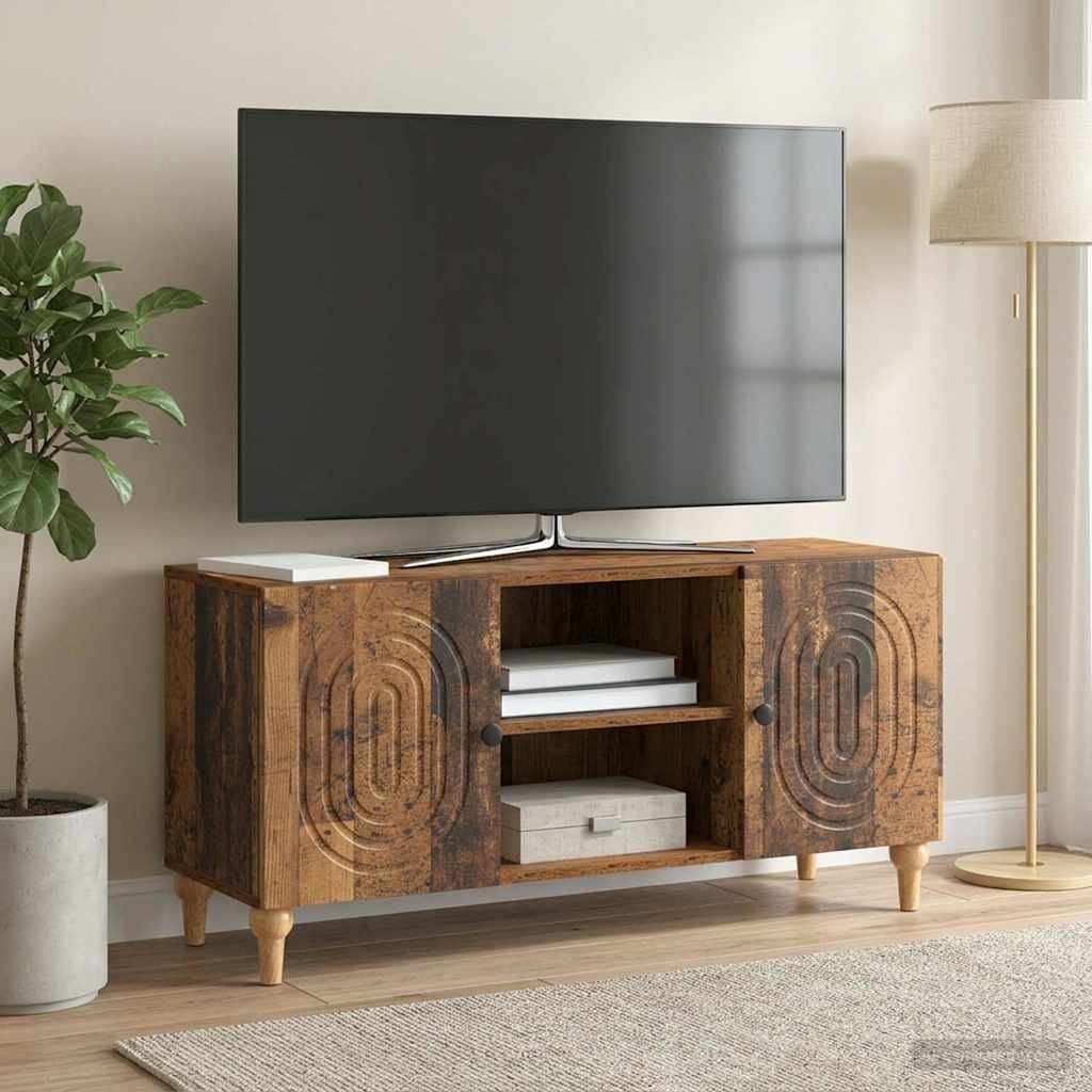 vidaXL TV-Schränk Altholz 102 x 34,5 x 50 cm Holzwerkstoff