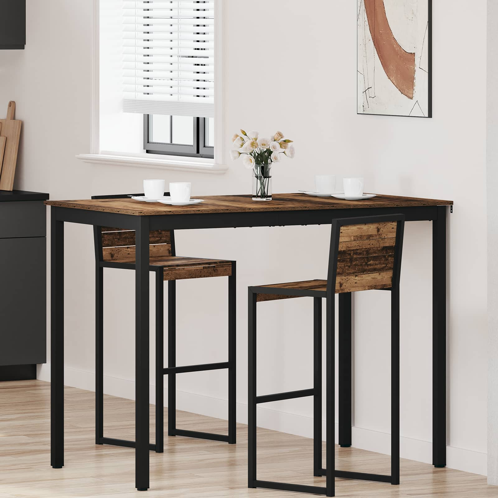 vidaXL Stehtisch Holzwerkstoff