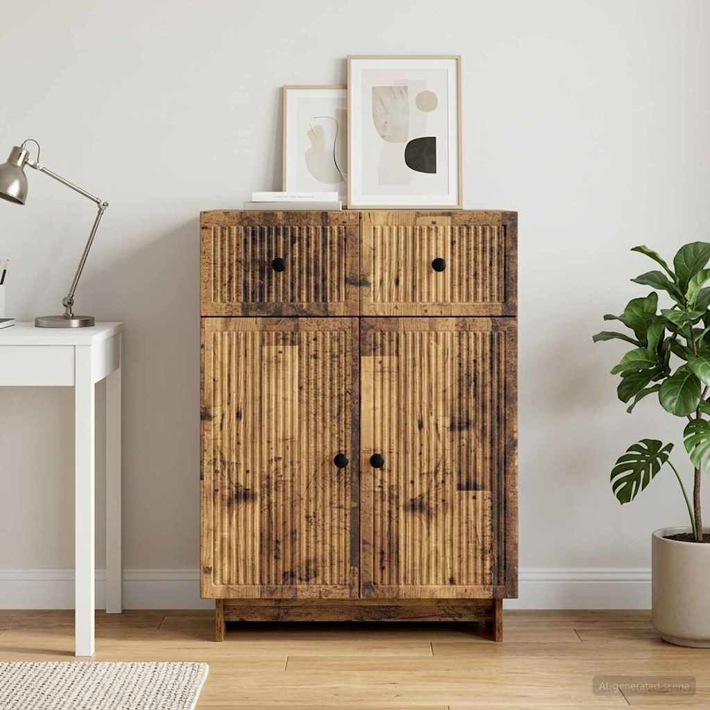 vidaXL Sideboard Altholz 66 x 34,5 x 90 cm Holzwerkstoff