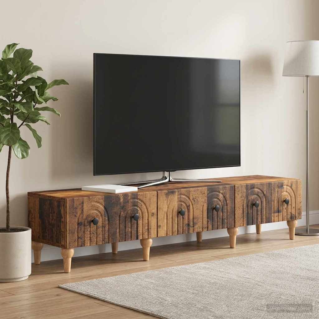 vidaXL TV-Schränk Altholz 147 x 34,5 x 30 cm Holzwerkstoff