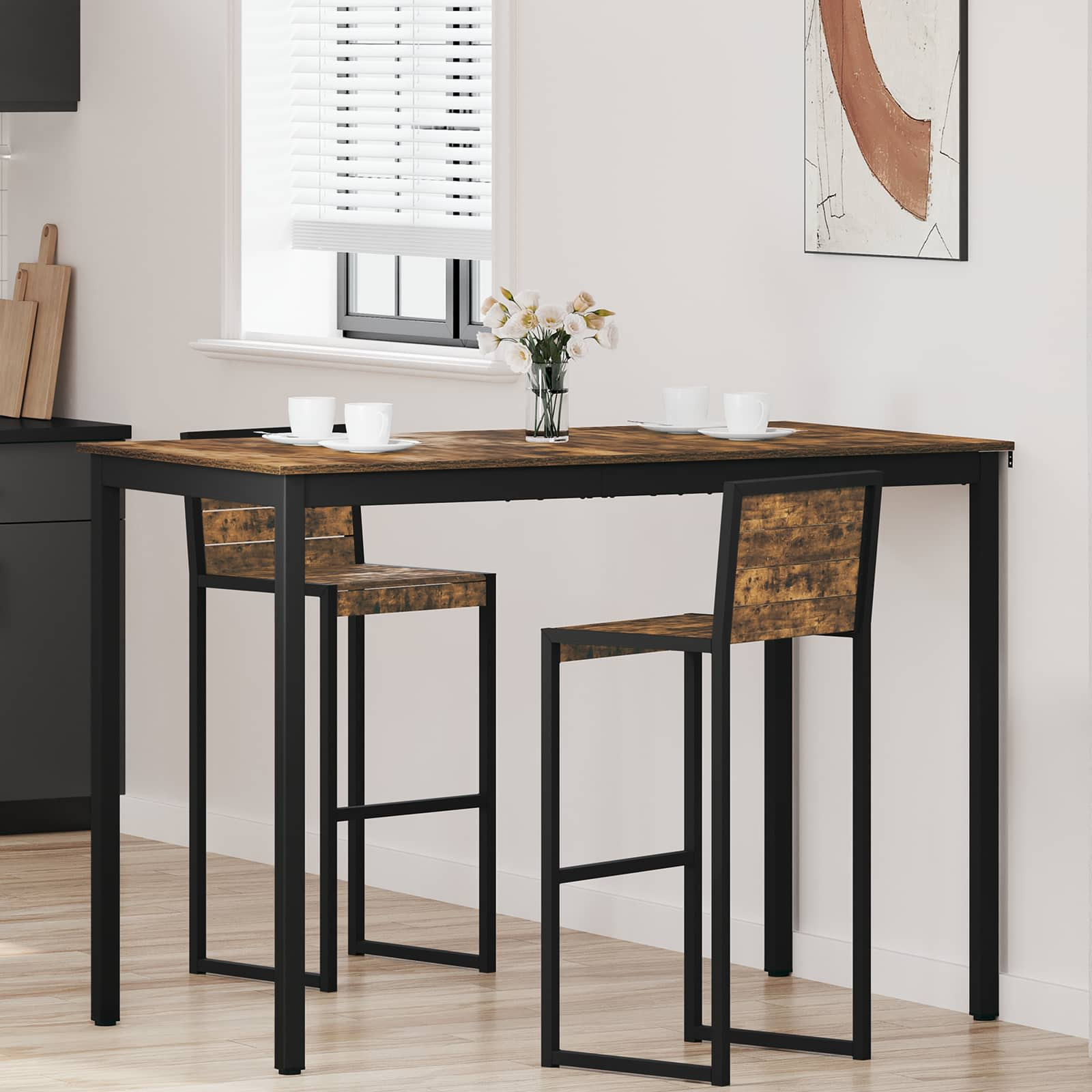 vidaXL Stehtisch Holzwerkstoff
