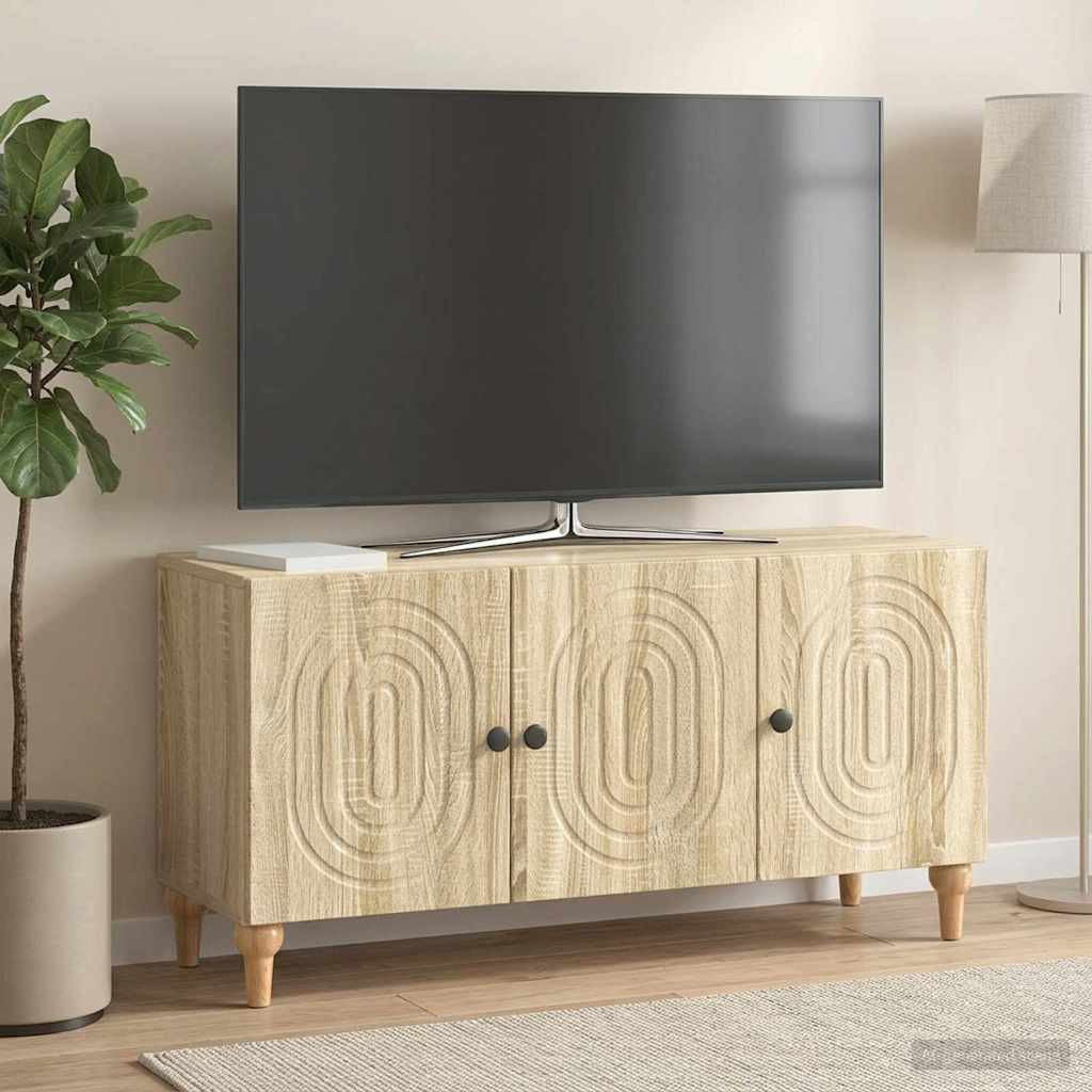 vidaXL TV-Schränk Sonoma-Eiche 99 x 34,5 x 50 cm Holzwerkstoff