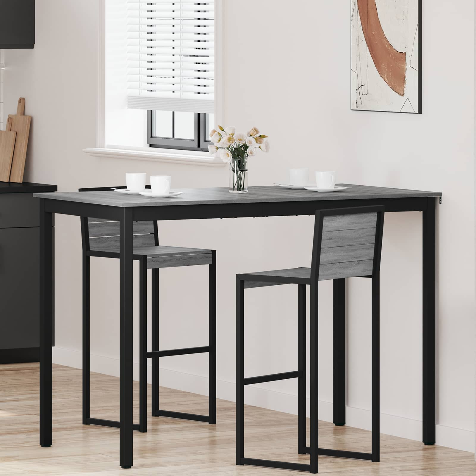 vidaXL Stehtisch Holzwerkstoff