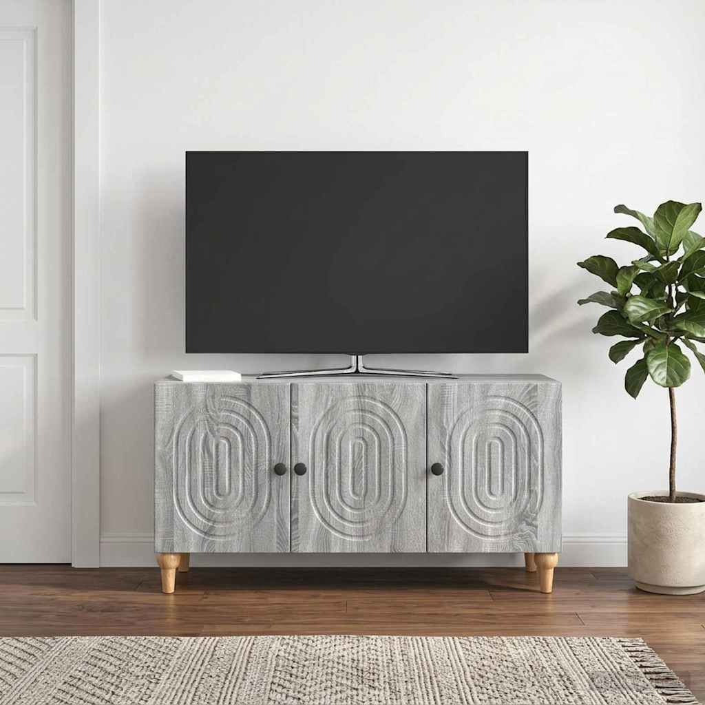 vidaXL TV-Schränk Graues Sonoma 99 x 34,5 x 50 cm Holzwerkstoff