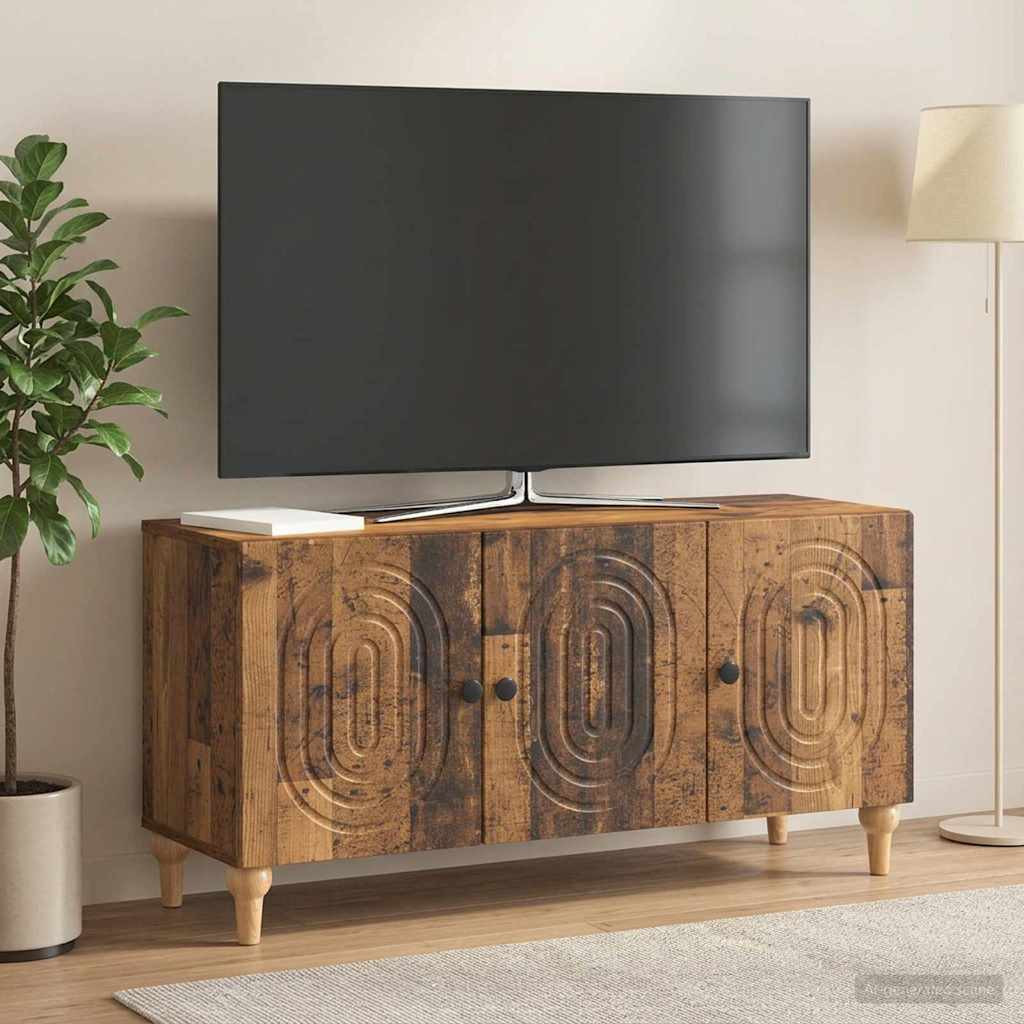 vidaXL TV-Schränk Altholz 99 x 34,5 x 50 cm Holzwerkstoff