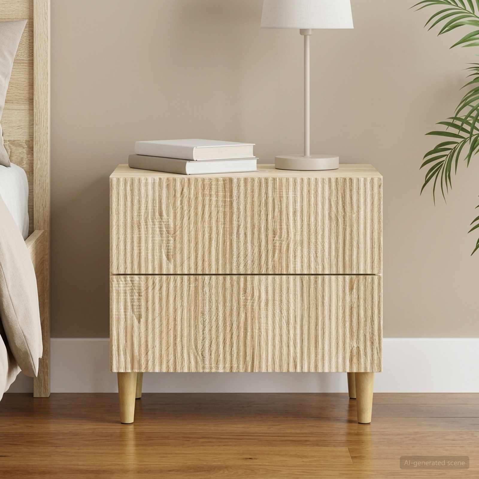 vidaXL Nachttisch Sonoma-Eiche 62 x 34,5 x 48 cm Holzwerkstoff