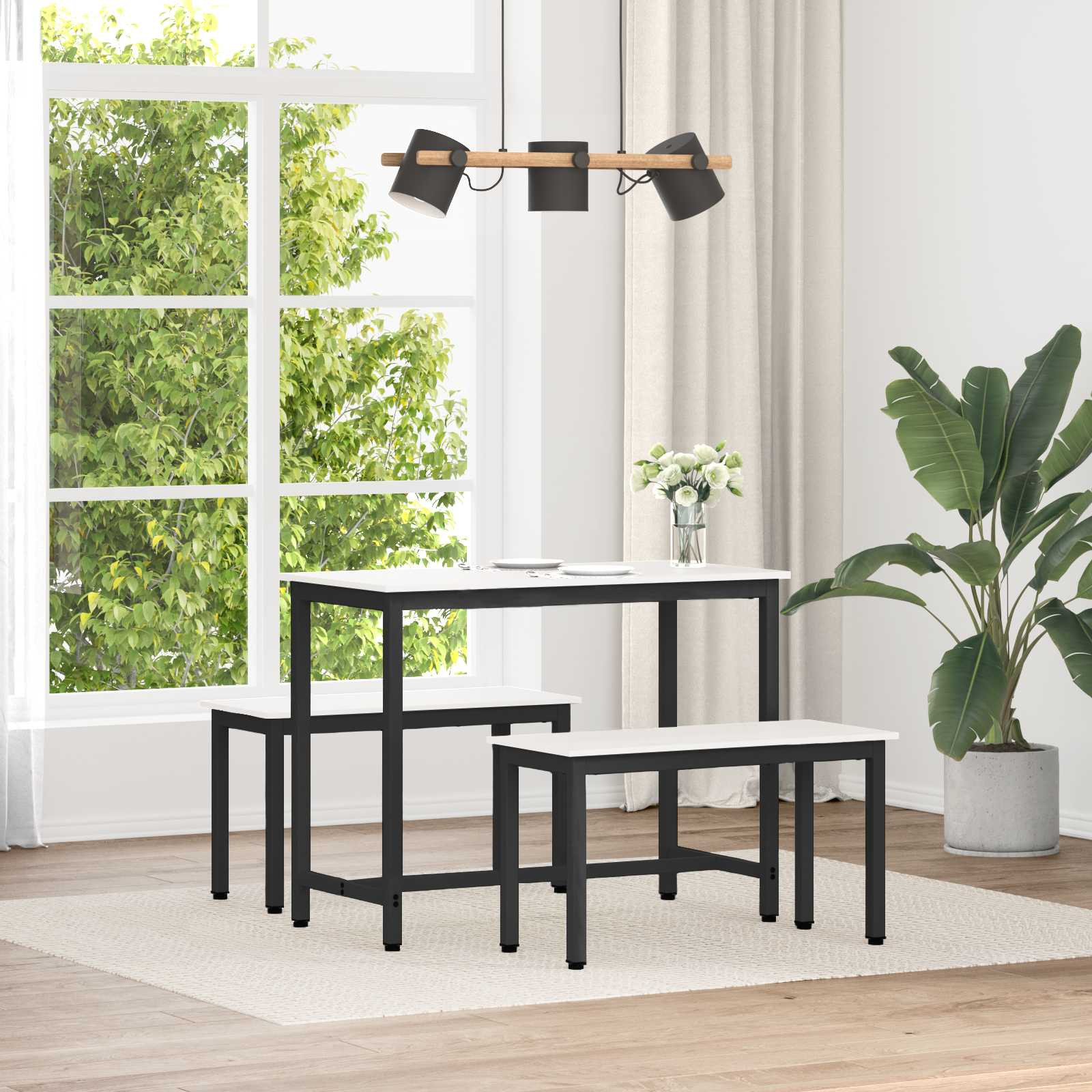 vidaXL Bank Weiß 80 x 35 x 45 cm Massives Kiefernholz