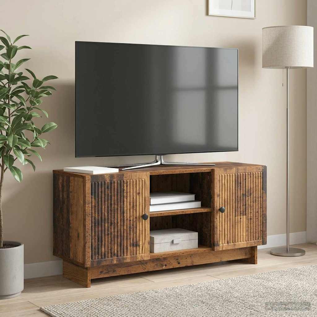 vidaXL TV-Schränk 102 x 34,5 x 50 cm Altholz Holzwerkstoff