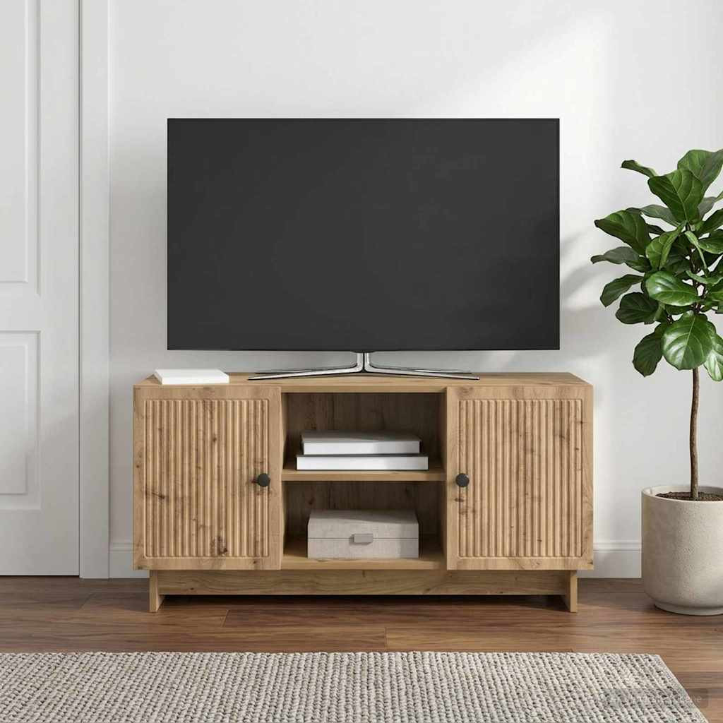 vidaXL TV-Schränk 102 x 34,5 x 50 cm Artisan-Eiche Holzwerkstoff