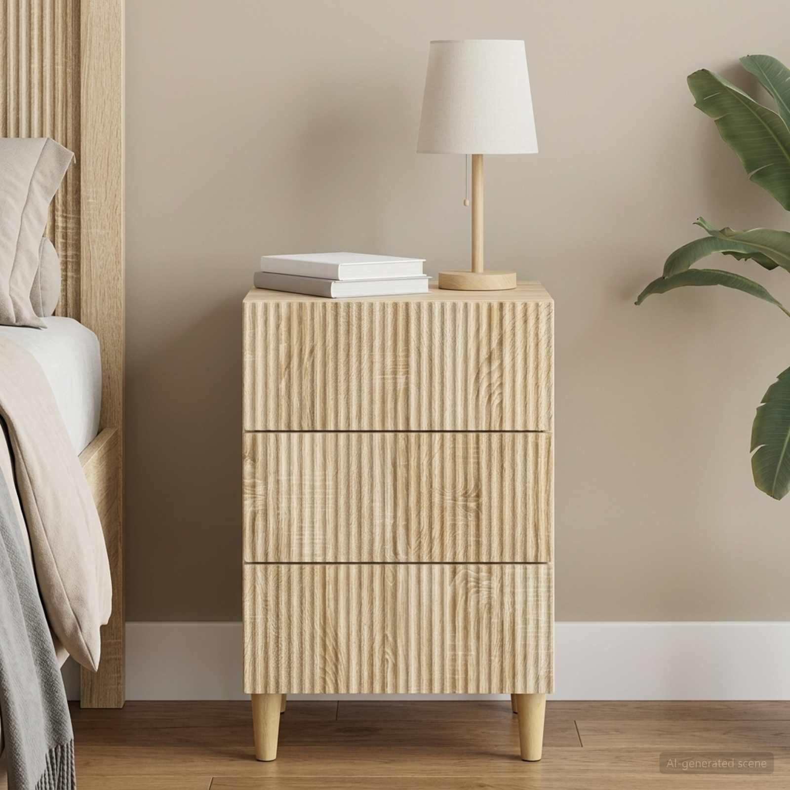 vidaXL Nachttisch Sonoma-Eiche 43 x 41 x 66,5 cm Holzwerkstoff