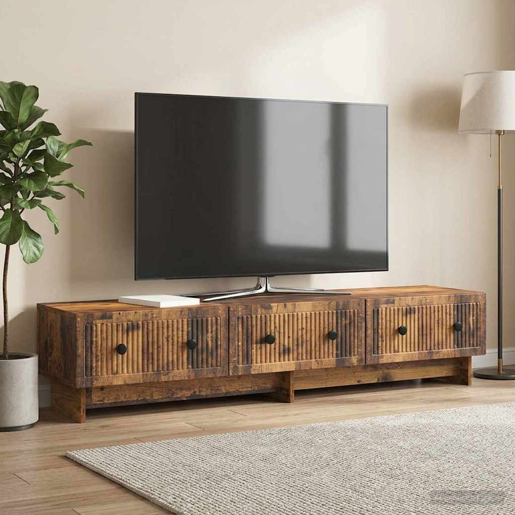 vidaXL TV-Schränk Altholz 147 x 34,5 x 30 cm Holzwerkstoff