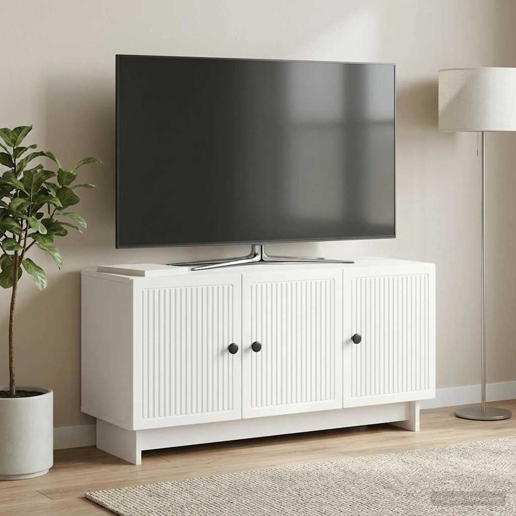 vidaXL TV-Schränk Weiß 99 x 34,5 x 50 cm Holzwerkstoff