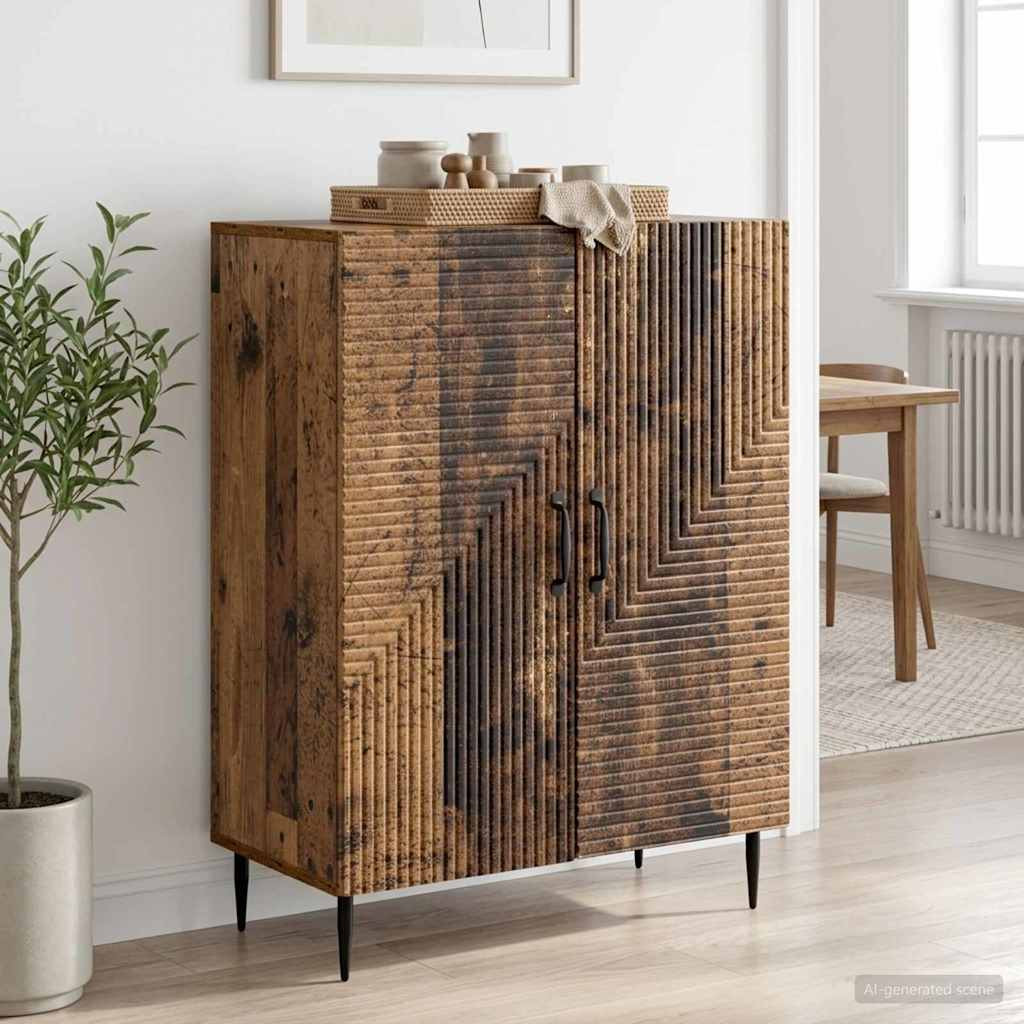 vidaXL Sideboard Altholz 66 x 34,5 x 89,5 cm Holzwerkstoff