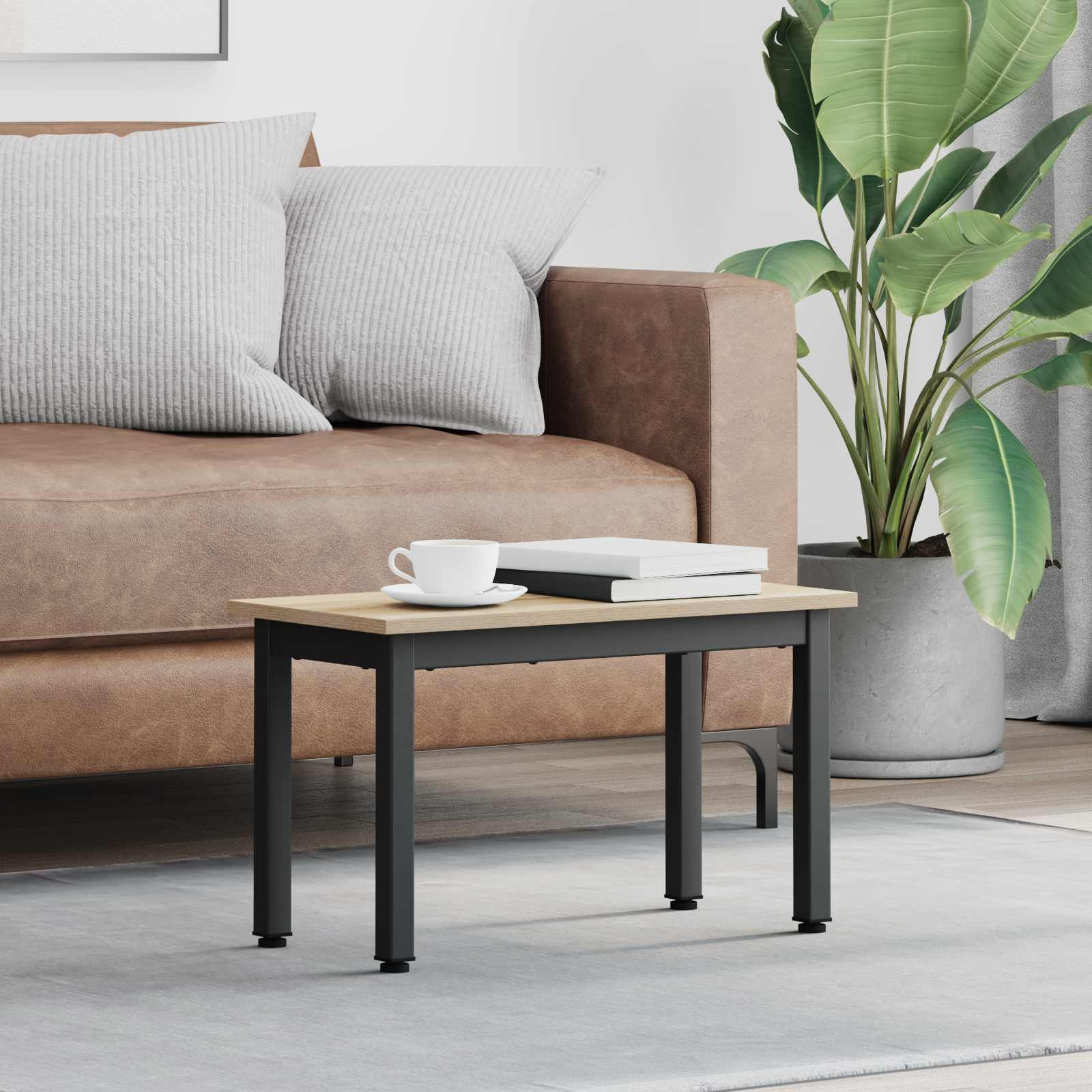 vidaXL Couchtisch Sonoma 60 x 30 x 36 cm Holzwerkstoff