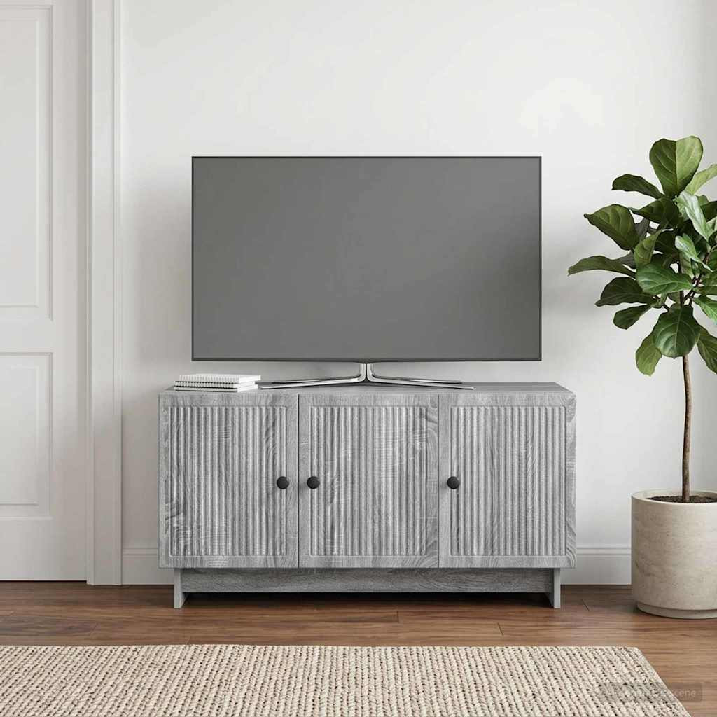 vidaXL TV-Schränk Graues Sonoma 99 x 34,5 x 50 cm Holzwerkstoff