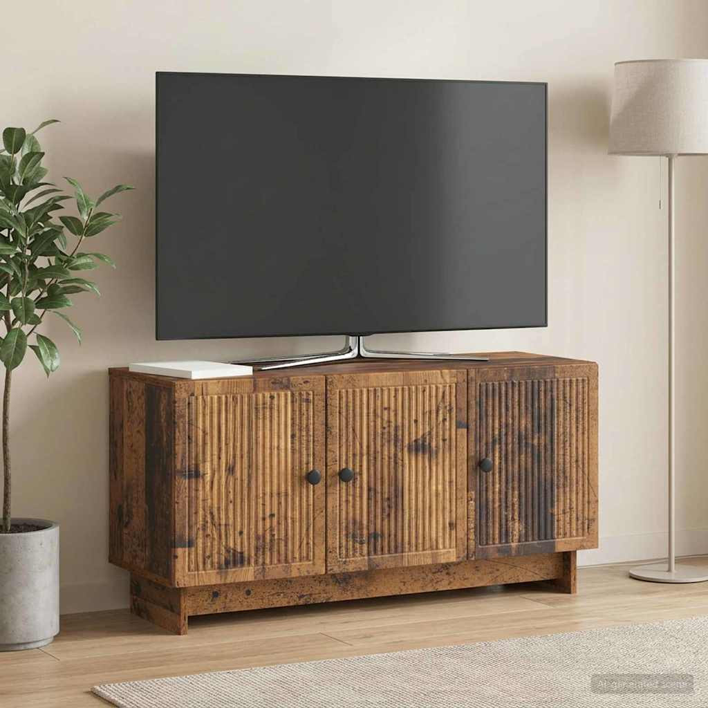 vidaXL TV-Schränk Altholz 99 x 34,5 x 50 cm Holzwerkstoff