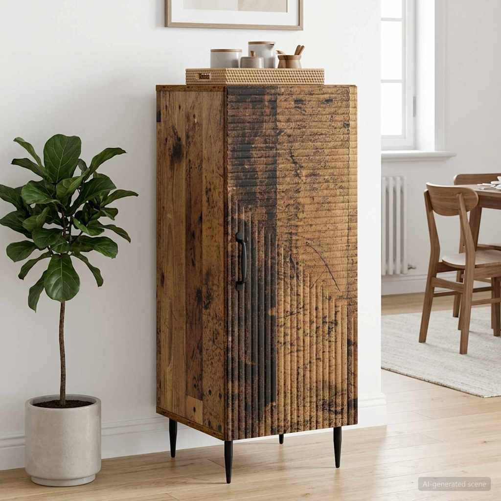vidaXL Sideboard Altholz 33 x 34,5 x 89,5 cm Holzwerkstoff