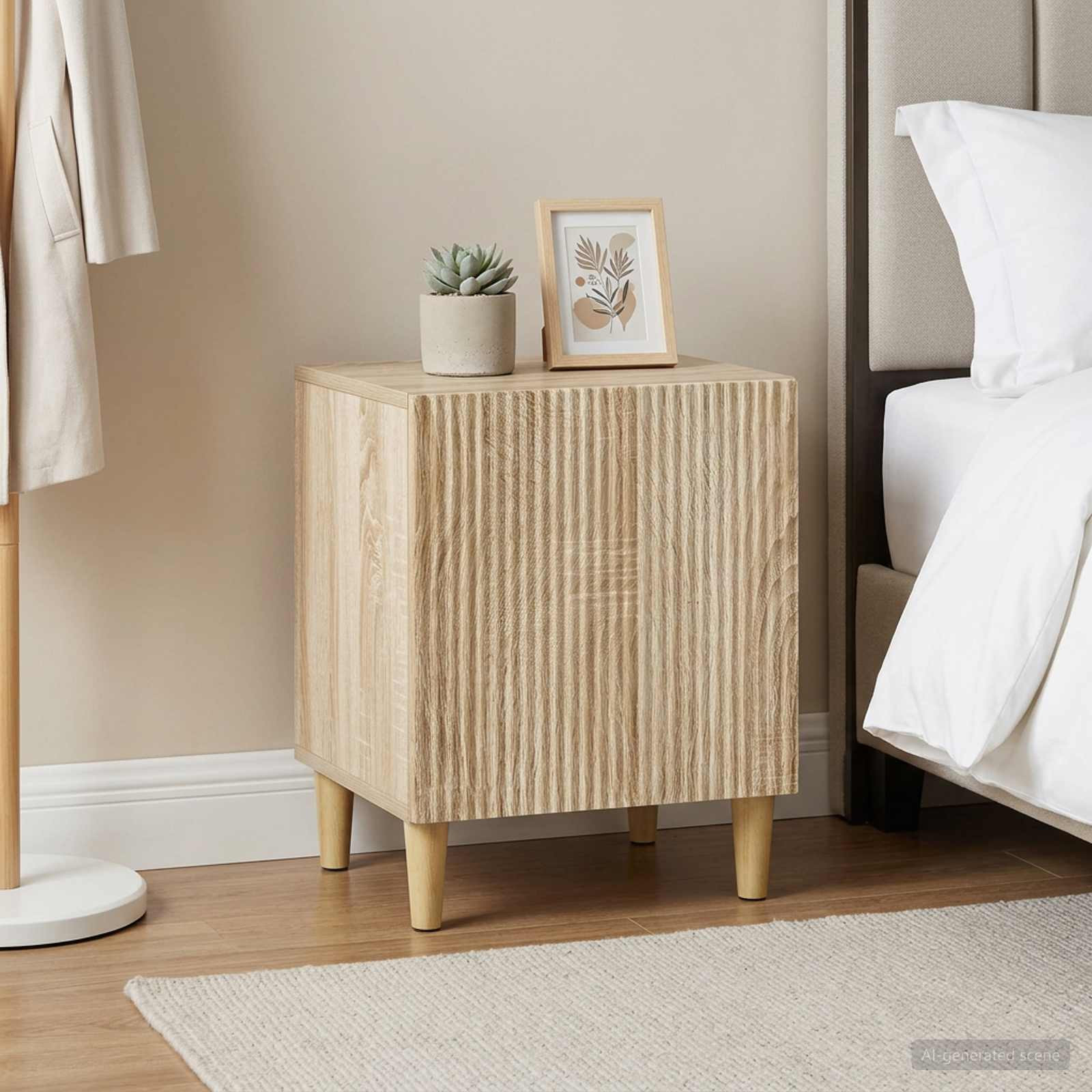 vidaXL Nachttisch 2 pcs Sonoma-Eiche 43 x 34,5 x 50 cm Holzwerkstoff