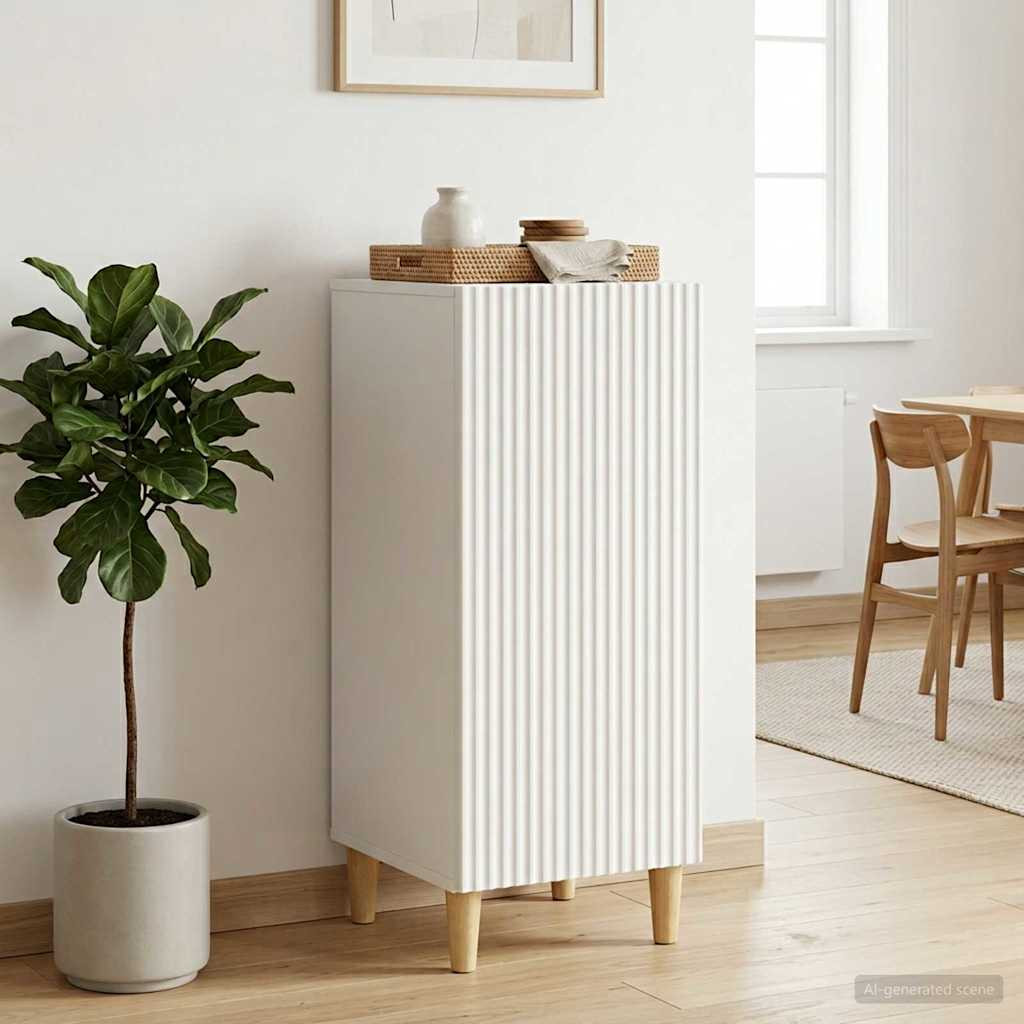 vidaXL Sideboard Weiß 33 x 34,5 x 90 cm Holzwerkstoff
