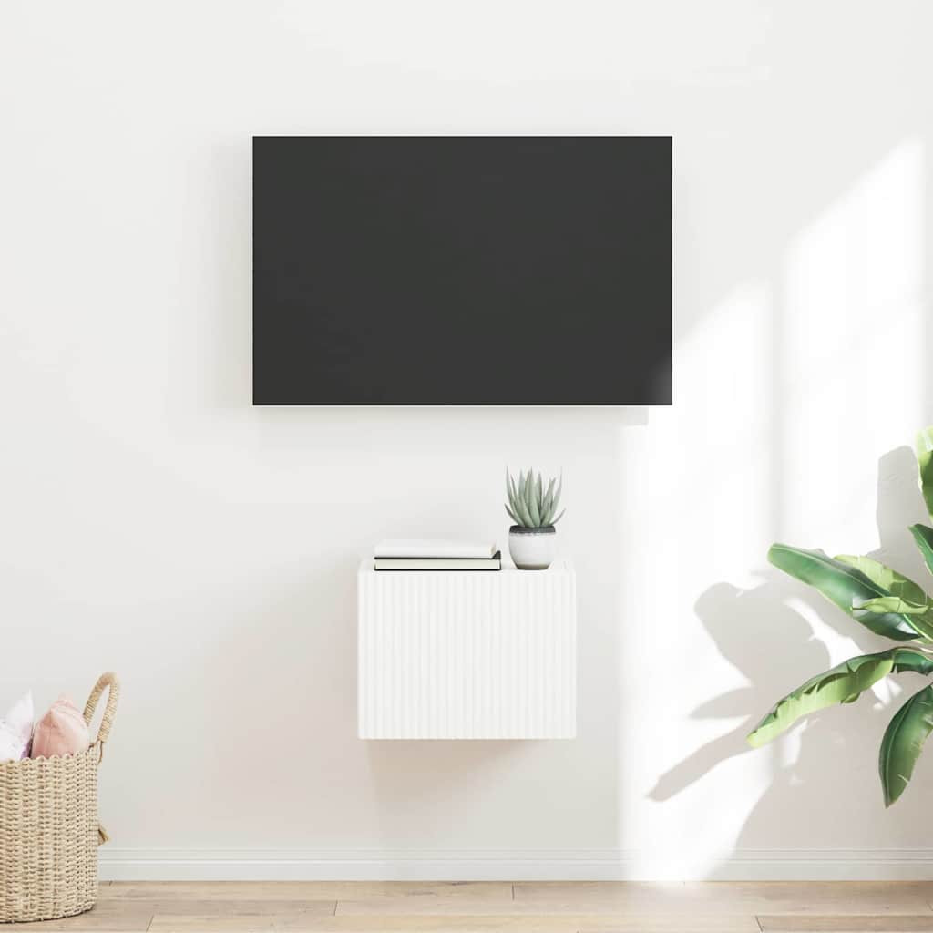 vidaXL TV-Wandschrank Weiß 39 x 31 x 29,5 cm Holzwerkstoff
